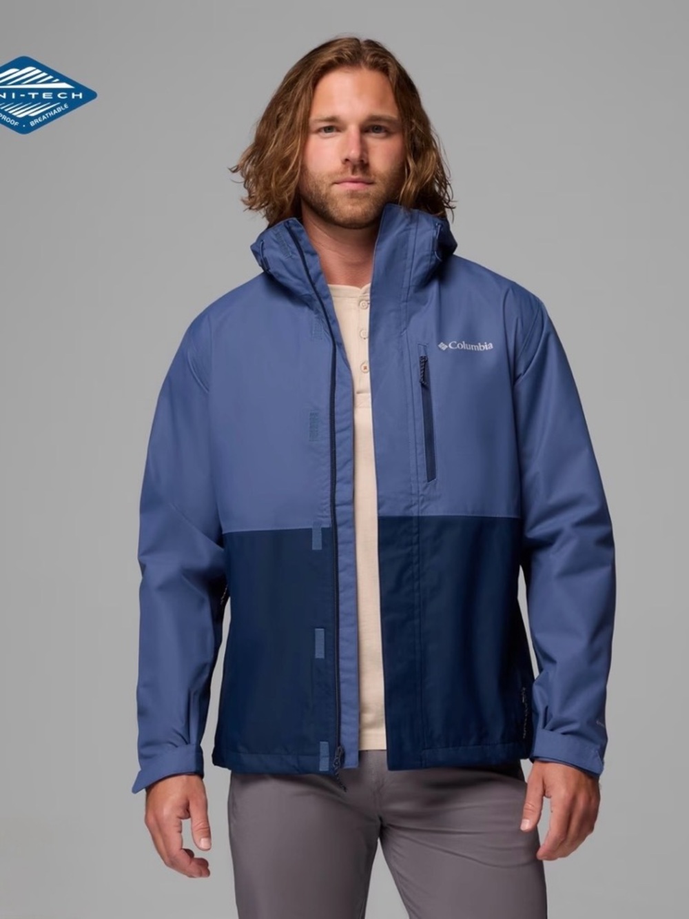 Columbia Hikebound II Mens Waterproof Jacket Lightweight Breathable Rainwear XXL